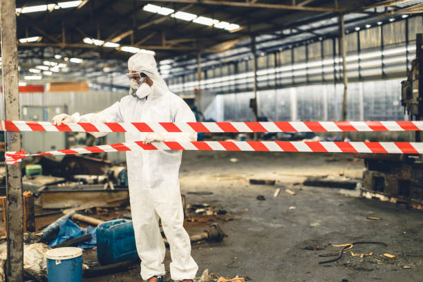 Professional Drug Lab Cleanup technician working in Jamison, PA